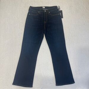 Edwin Cassia Bootcut Cropped Dark‎ Wash Jeans Women’s 26 NWT
